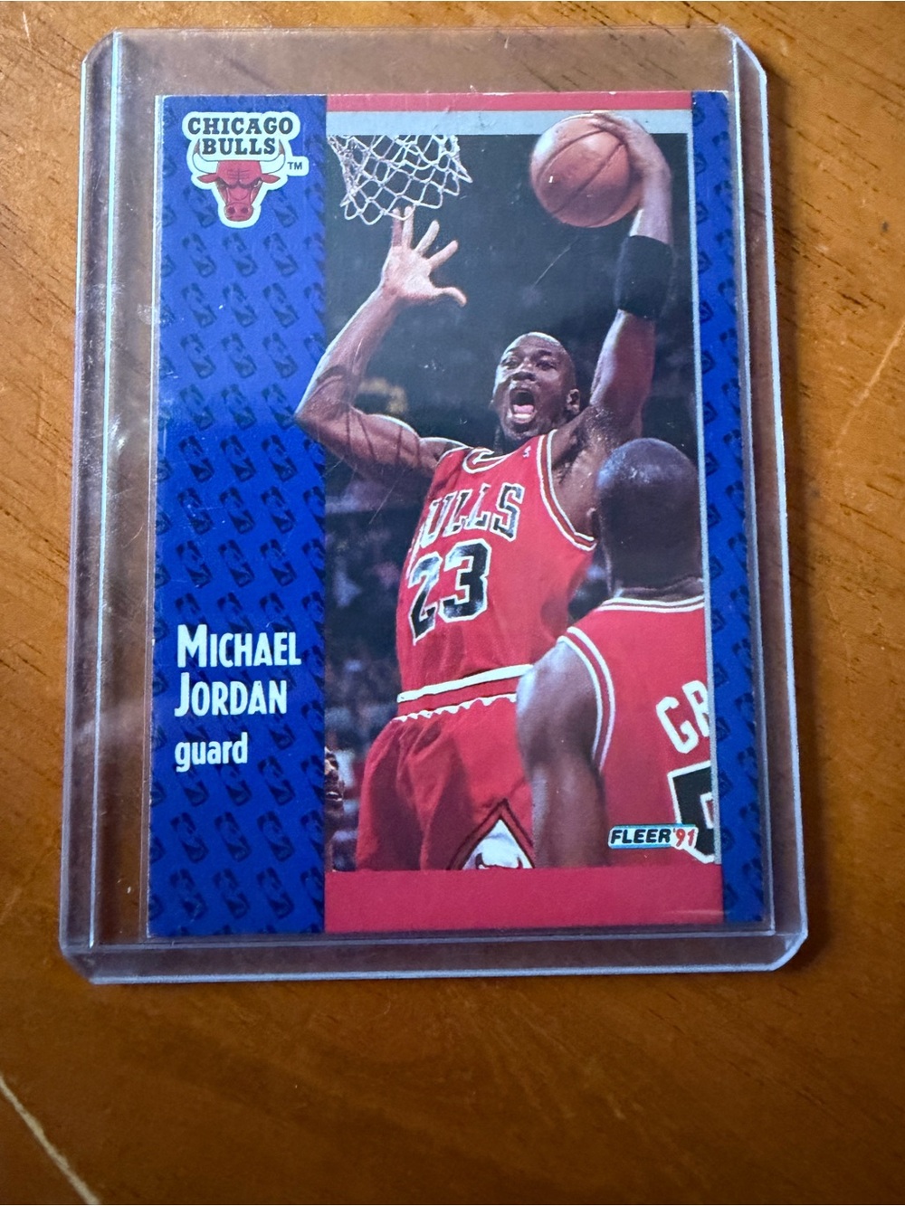 🔥1991 Michael Jordan Chicago Bulls Fleer #29 card